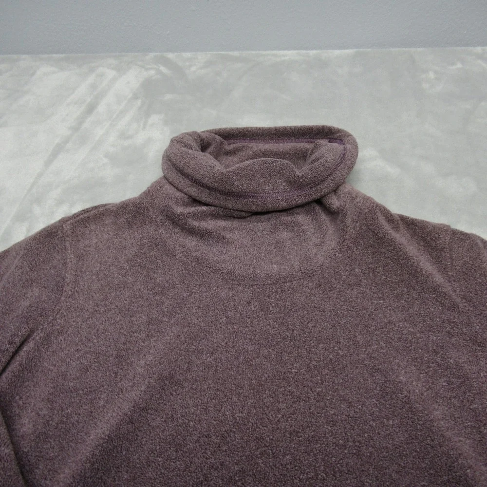 Nike Sweatshirt Womens XL‎ Purple Soft Dri-FIT Funnel Neck Soft Fleece Pullover